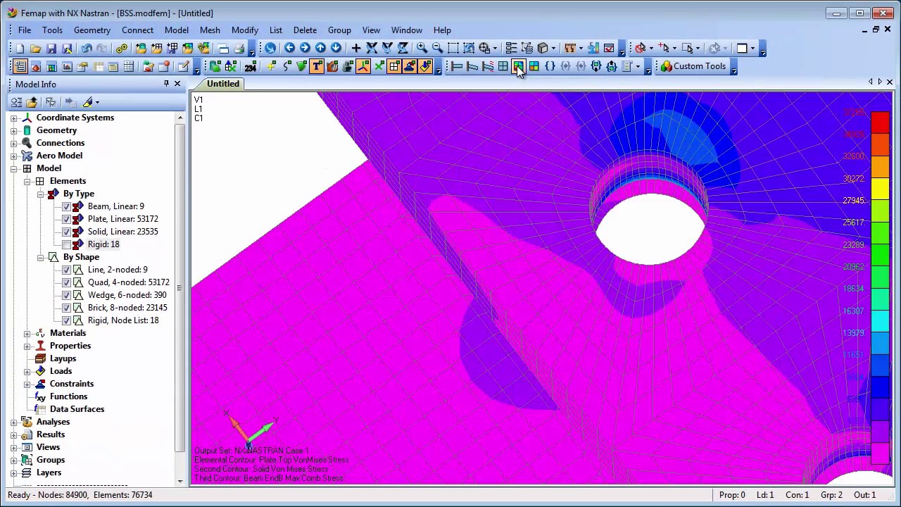 Femap Tips & Tricks: Multiple Output Vector Display - YouTube