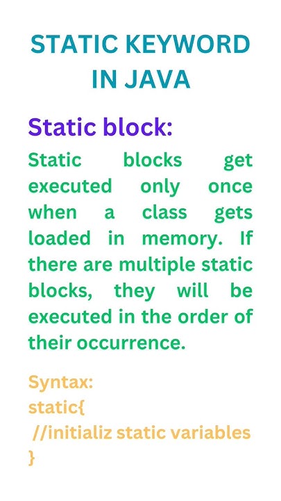 static-keyword-in-java-youtube