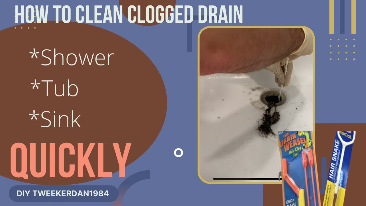 How to Unclog a Shower Drain – DIY