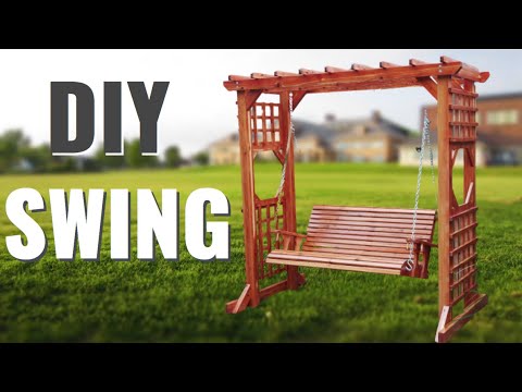 Video: Arbor-swing: Swing Ng Hardin Na Gawa Sa Hugis Na Mga Tubo, Kahoy Na Swing Transpormer Sa Bansa