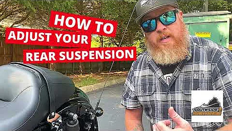 Adjust your rear suspension on a Harley Davidson Touring bike