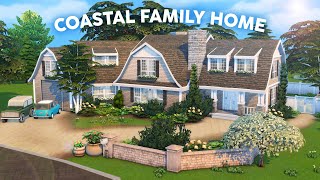 Coastal Family Home // The Sims 4 Speed Build