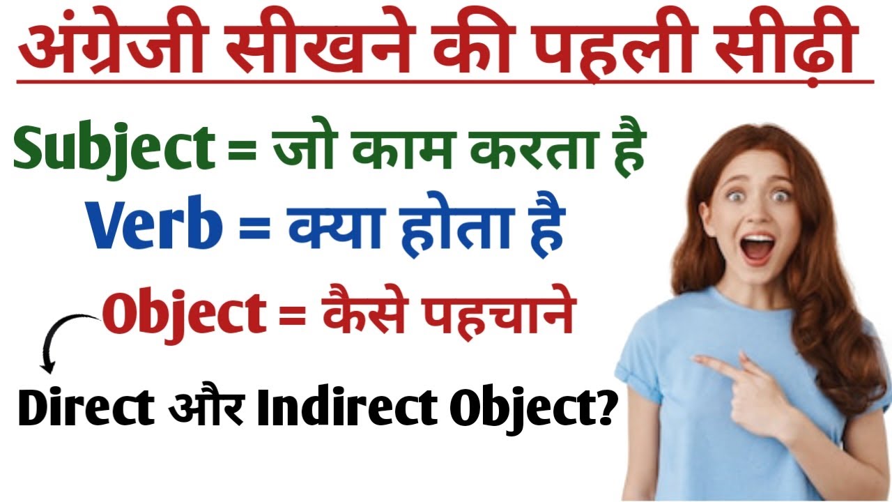 Subject Verb Object in English Grammar | Subject Object Verb को कैसे पहचाने | Parts Of Sentences