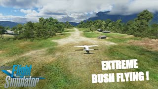 Экстремальный полет в кустах в Папуа, Индонезия — Microsoft Flight Simulator 2020