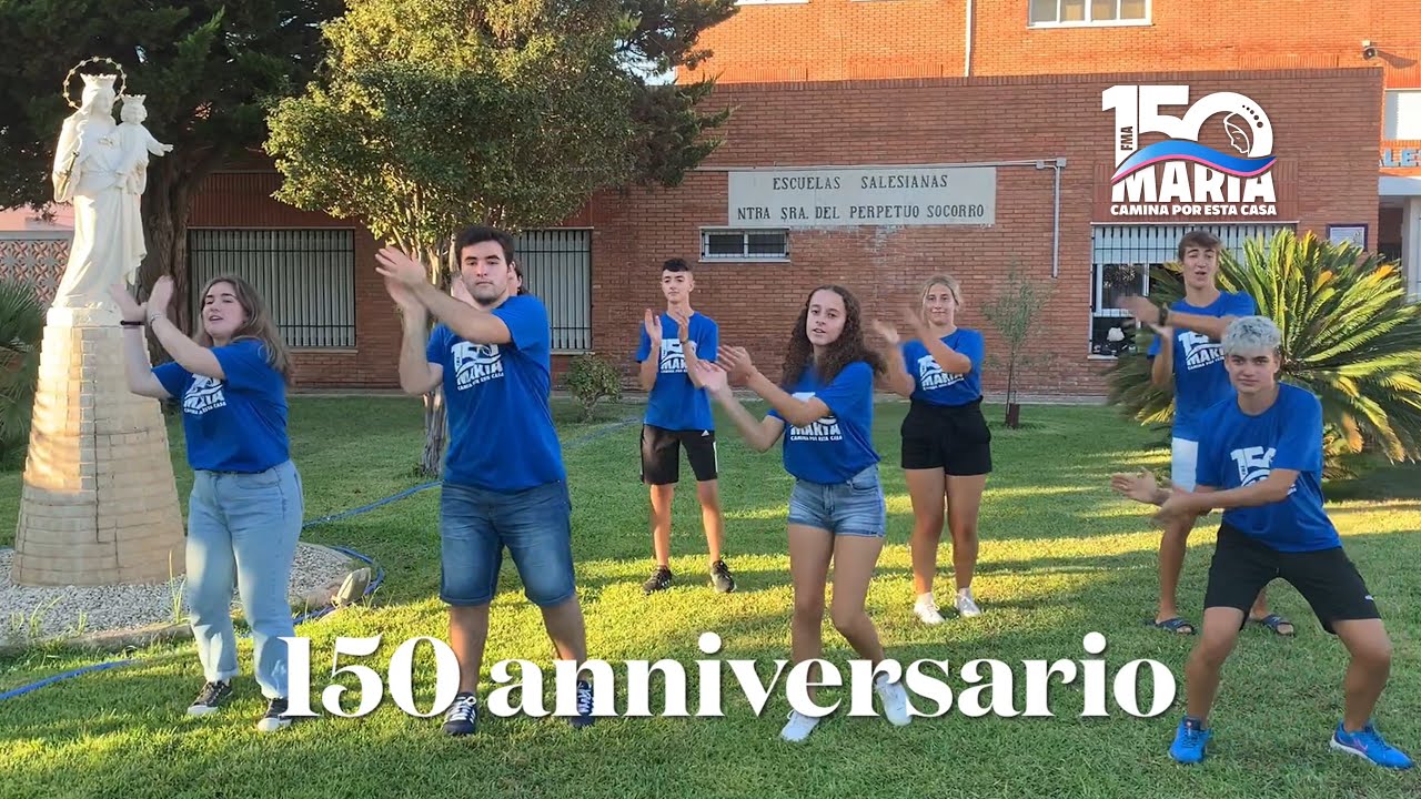Himno 150 aniversario “Caminando con María” con coreografía