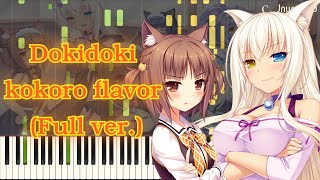 [NEKOPARA Vol.2 OP] : Dokidoki kokoro flavor (Full ver.) Piano Arrangement