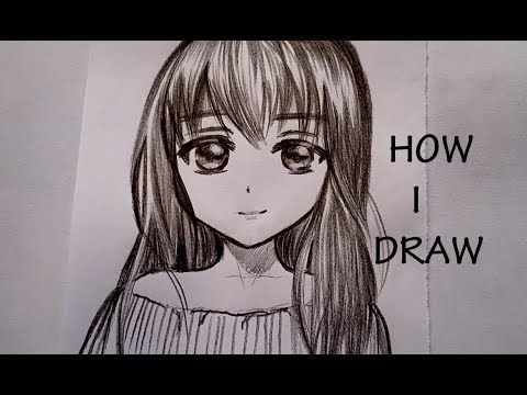 ᴴᴰ Easy How I Draw An Anime Girl Youtube