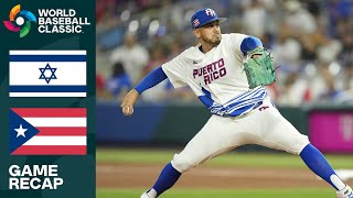 Israel vs. Puerto Rico | 2023 World Baseball Classic