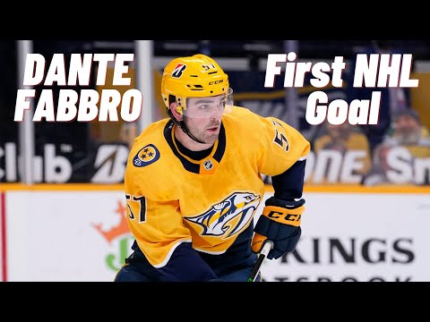 Dante Fabbro #57 (Nashville Predators) first NHL goal 06/04/2019