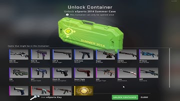 CSGO Esports 2014 Summer Case Opening