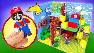 EASY! How To Make The Super Mario House ☀ DIY MINIATURE HOUSE|| FUN DIY