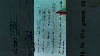 #english santoor book #unit 4(worksheet 1)#class 3rd #viralvideo