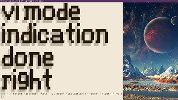 VI MODE INDICATION DONE RIGHT