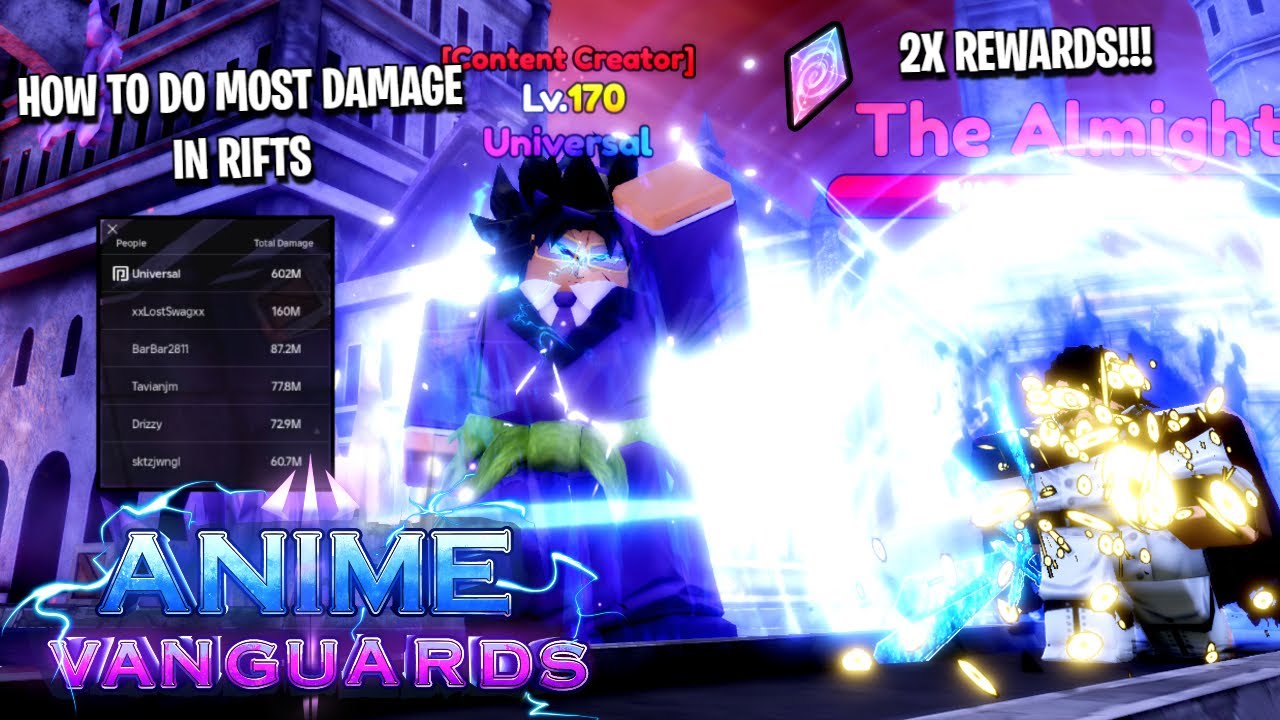 How to do the MOST DAMAGE in RIFTS (Anime Vanguards) - YouTube