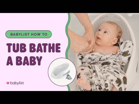 Bathing a Newborn for the First Time? Watch This Step-by-Step Tub Bath Guide