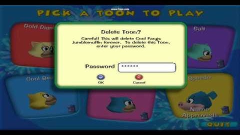 toontown-me deleting Cool Fangs Jumblemuffin