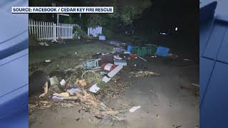 HURRICANE HELENE HITS CEDAR KEY