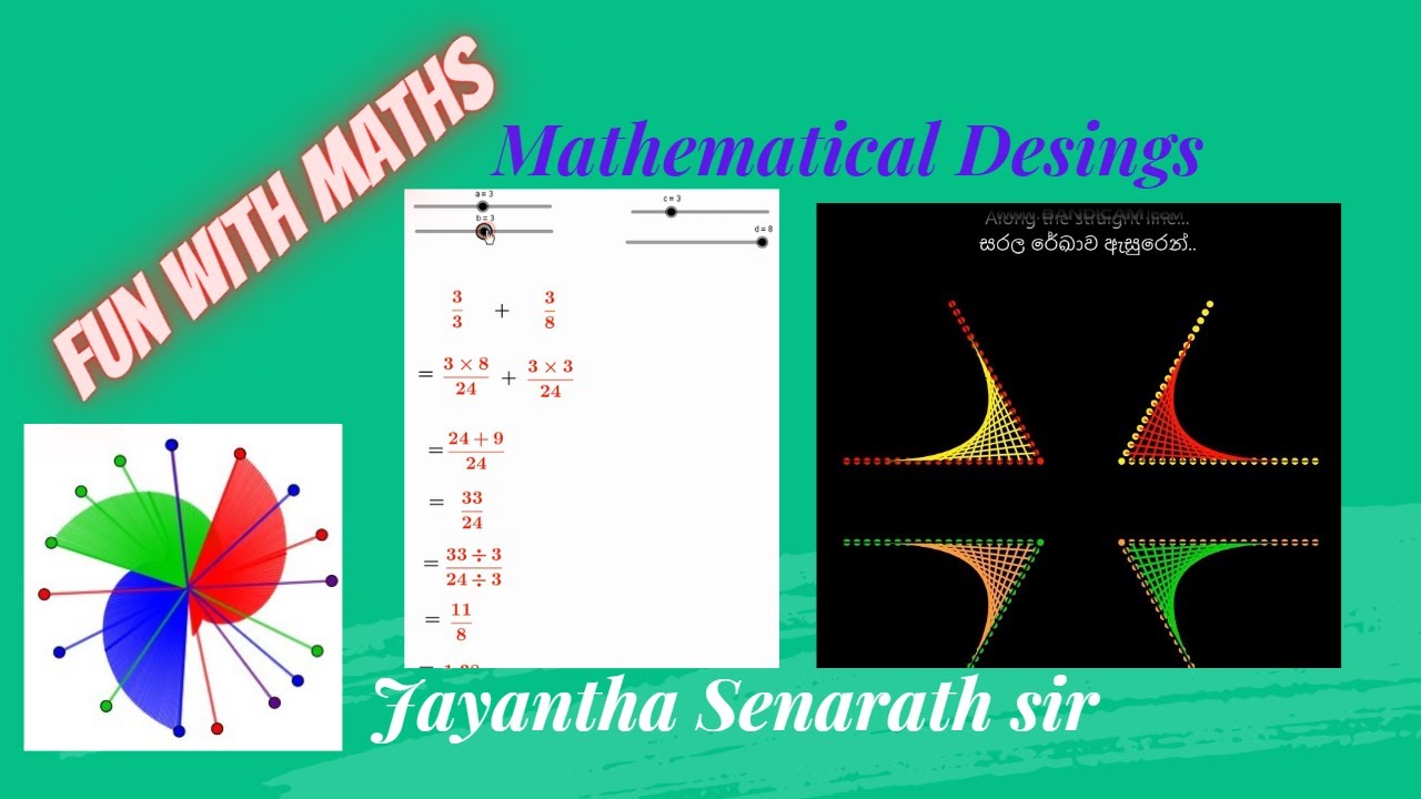 Mathematics,fun with maths,Let's add different fractions ,jayantha senarath,cool math