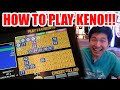 HOW TO PLAY KENO!! - Live Keno At Strat Las Vegas with Isaac #1