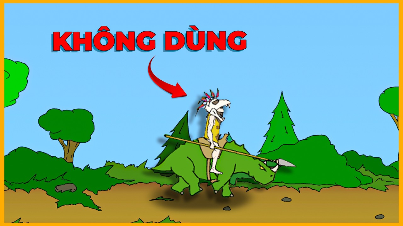 Tôi Đã Phá Đảo Age of War Không Dùng Unit | Khoai Tây