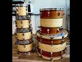 I Wrapped My Drums! Drum Shell Refinishing / Restoration with Figured Veneer How To