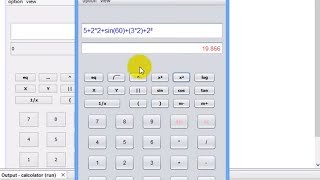 scientific calculator in java