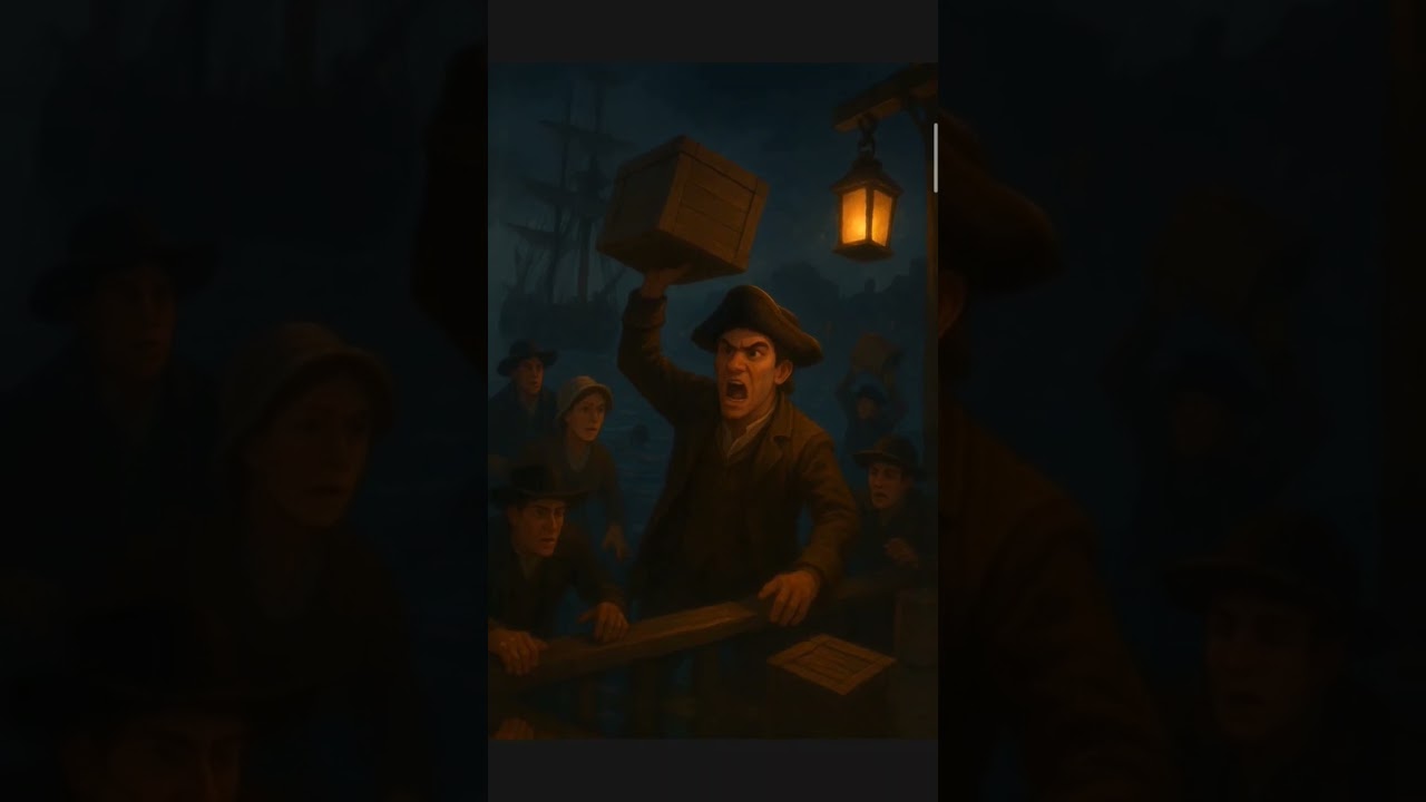 The Boston Tea Party (1773)–The colonial rebellion that sparked the American Revolution.🇺🇸💥