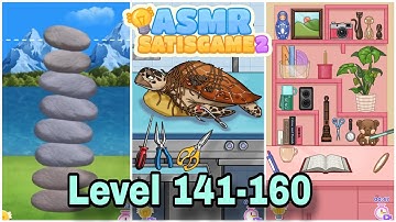 ASMR Satisgame 2 Level 141-160 Mobile Gameplay Walkthrough| Satisfying ASMR Game