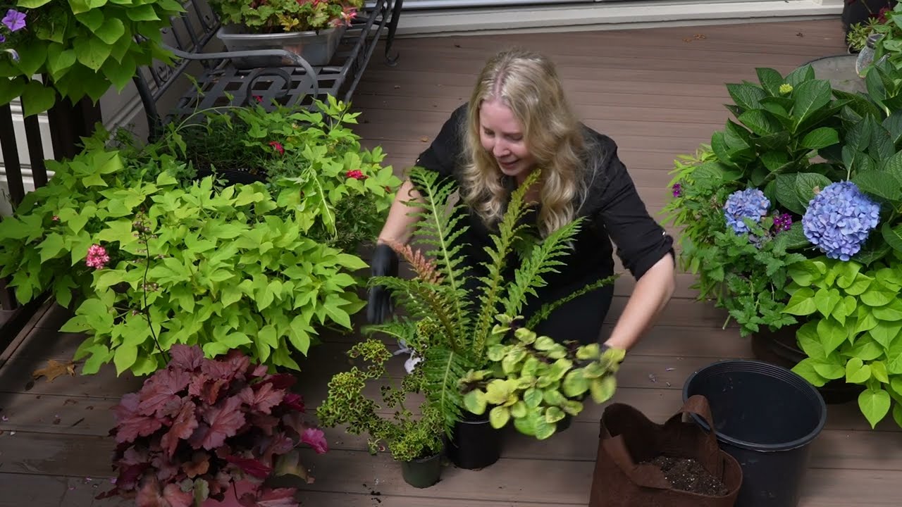 Fall Bag in a Pot in a Pot