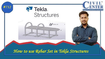 How to Use Rebar Set in Tekla Structures || Tekla Structures Tutorial