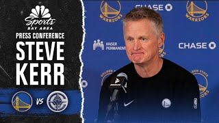 Steve Kerr reflects on Warriors' loss to Clippers, previews play-in matchup | NBC Sports BA