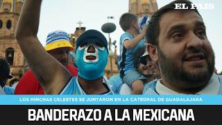 Banderazo a la mexicana: cientos de uruguayos se juntaron en Guadalajara en la previa contra España