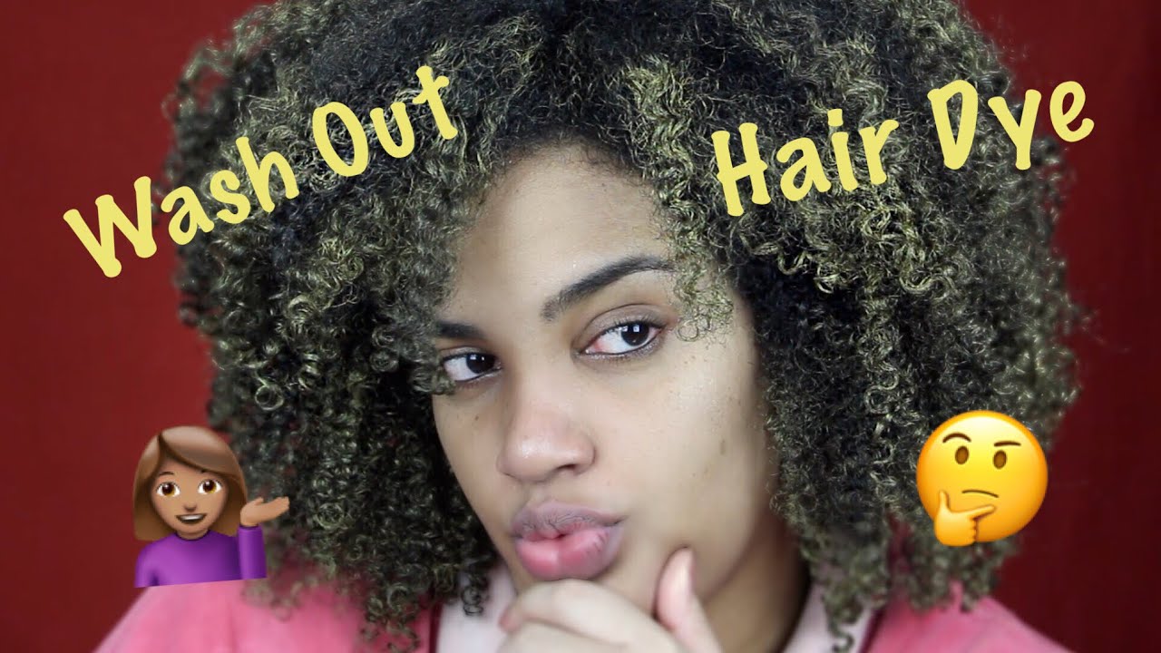 EASY WASH OUT HIGHLIGHTS FOR CURLY HAIR FACEATWA YouTube