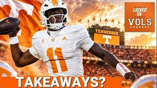 TAKEAWAYS: Tennessee RUNS AWAY from Georgia Tech for 3 Touchdown WIN