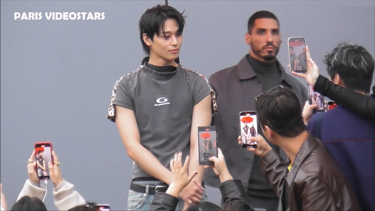 Juyeon 이주연 THE BOYZ @ Paris Fashion Week 30 september 2024 show Balenciaga