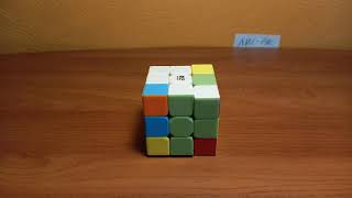 покадровая анимация сборки кубика рубика (animation)