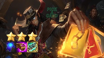 Full Multicaster 3 Star TWISTED FATE TFT SET 9.5 RANK BUILD