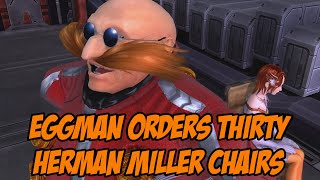Eggman Orders Thirty Herman Miller Chairs