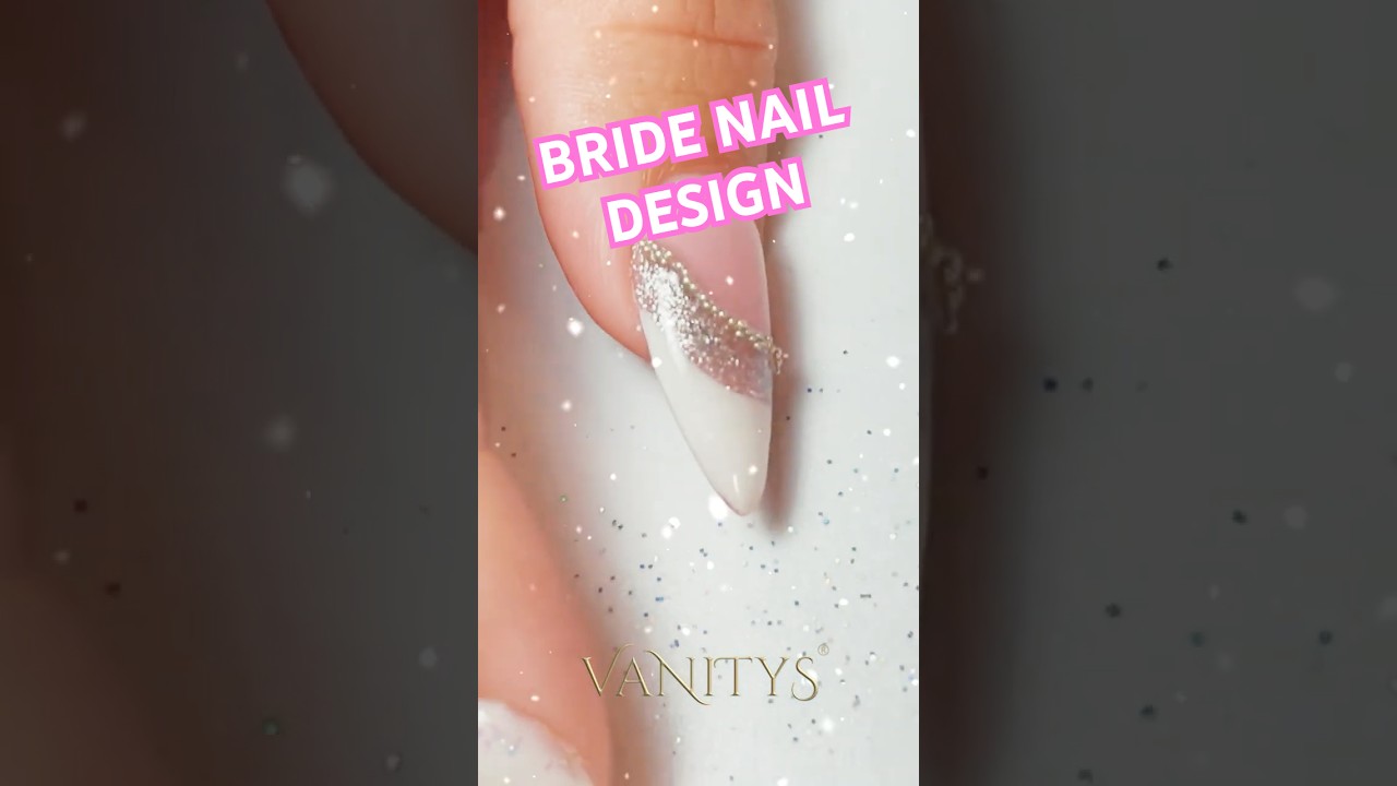 Bride Stiletto Nail Design with VANITYS® 