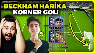 BECKHAM HARİKA KORNER GOL! TOLGA'YLA BARONLAR KALEDE CEZA SAHASINA GİRMEME CHALLENGE! EFOOTBALL 2024