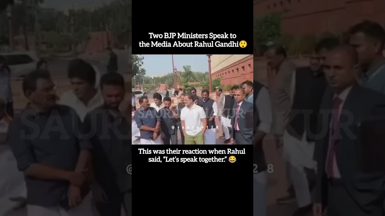 Rahul Gandhi Roasted Them in Front of the Media Without Saying Much😂| 