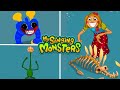 Monstrous transformations poppy playtime guests invade  my singing monsters