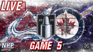 Colorado Avalanche vs Winnipeg Jets GAME 5 LIVE 4/30/2024