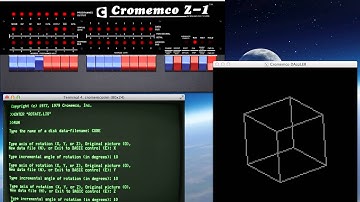 Cromemco DAZZLER 3D Demo