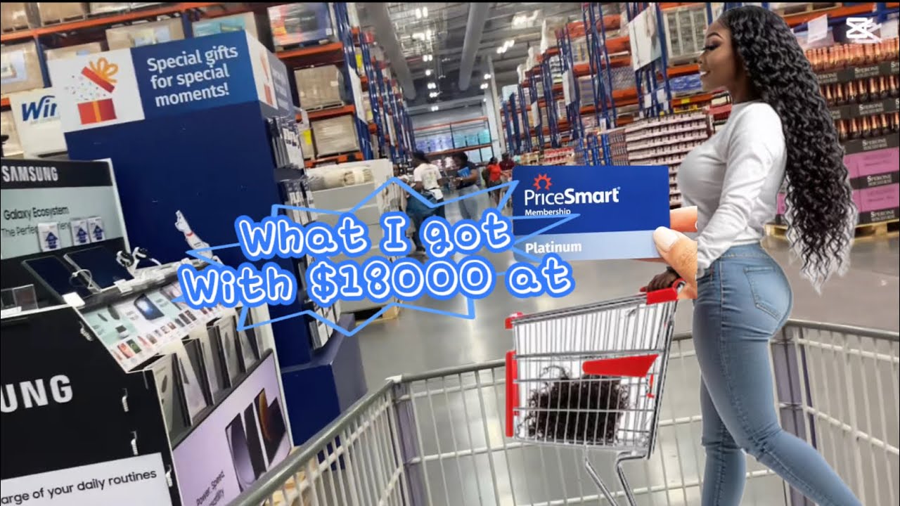 Grocery Shopping at Pricesmart Portmore Jamaica | What 18,000 got me | Chill With Vee