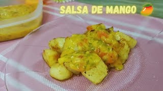 Así preparo está deliciosa SALSA de MANGO  AJÍ de MANGO [Claus Recetas]