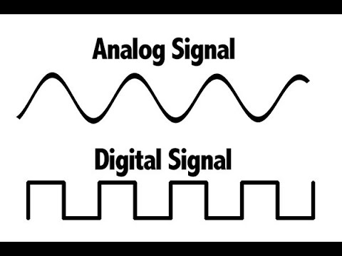 Differences between analog and digital signal class 12 - YouTube
