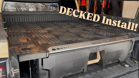 DECKED Drawer System Install on a Short Bed Tacoma | 2020 Quicksand Tacoma