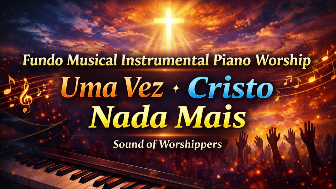 🙏🎹 Piano Worship Instrumental | Uma Vez + Cristo + Nada Mais – Fundo Musical para Oração