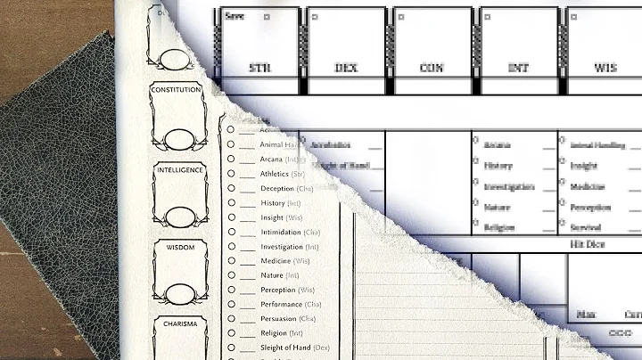 Upgrade Your DnD Character Sheet